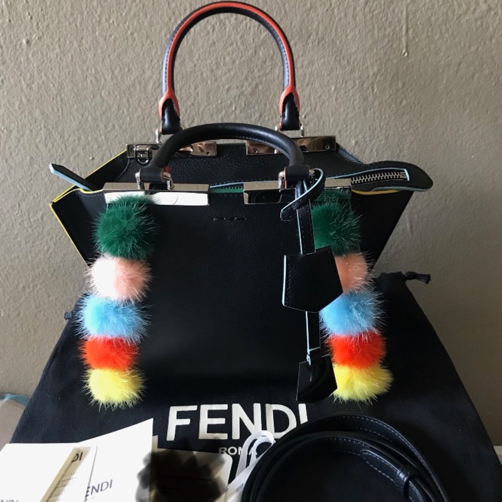 Fendi 3jour Pom Pom bag